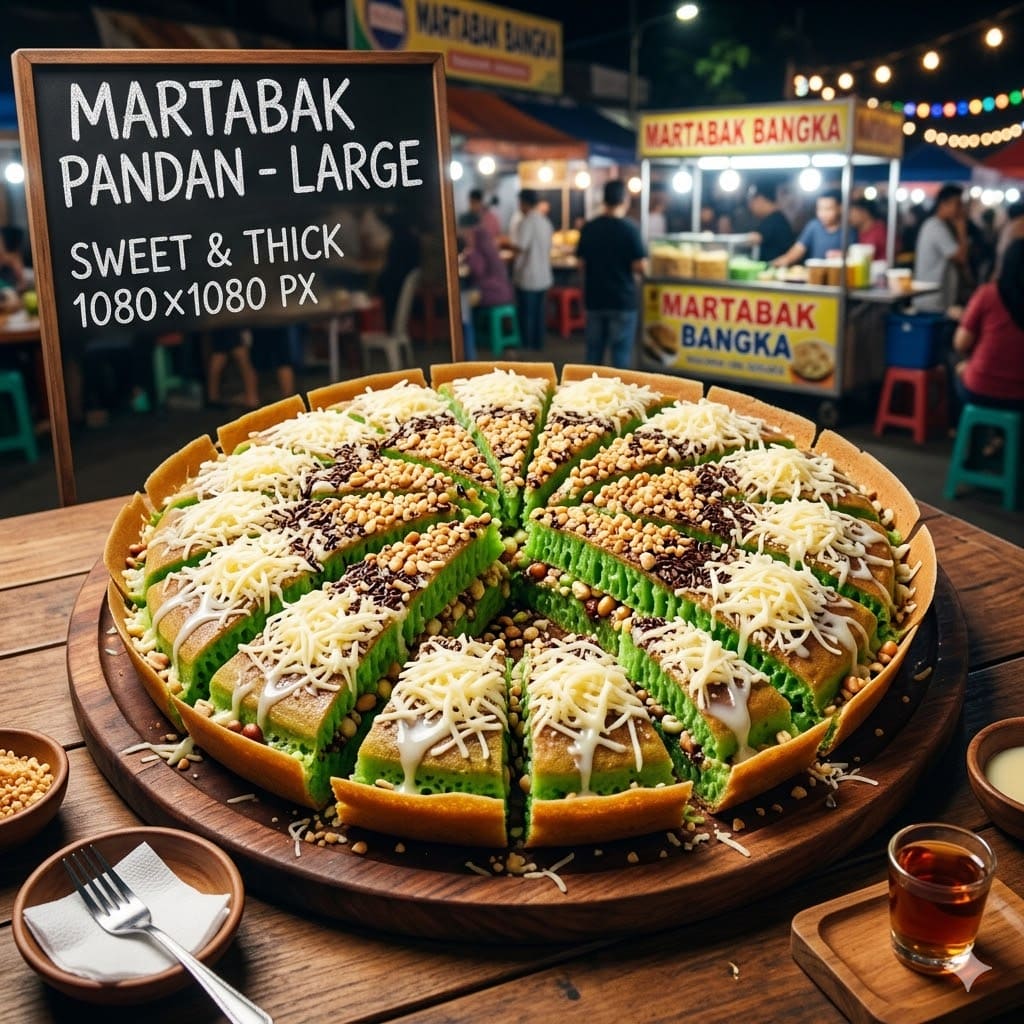 Pandan Large Martabak 999 Asli Bandung